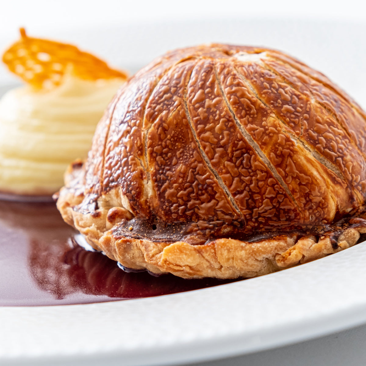 Confit Duck and Puy Lentil Pithivier Pie. 220g