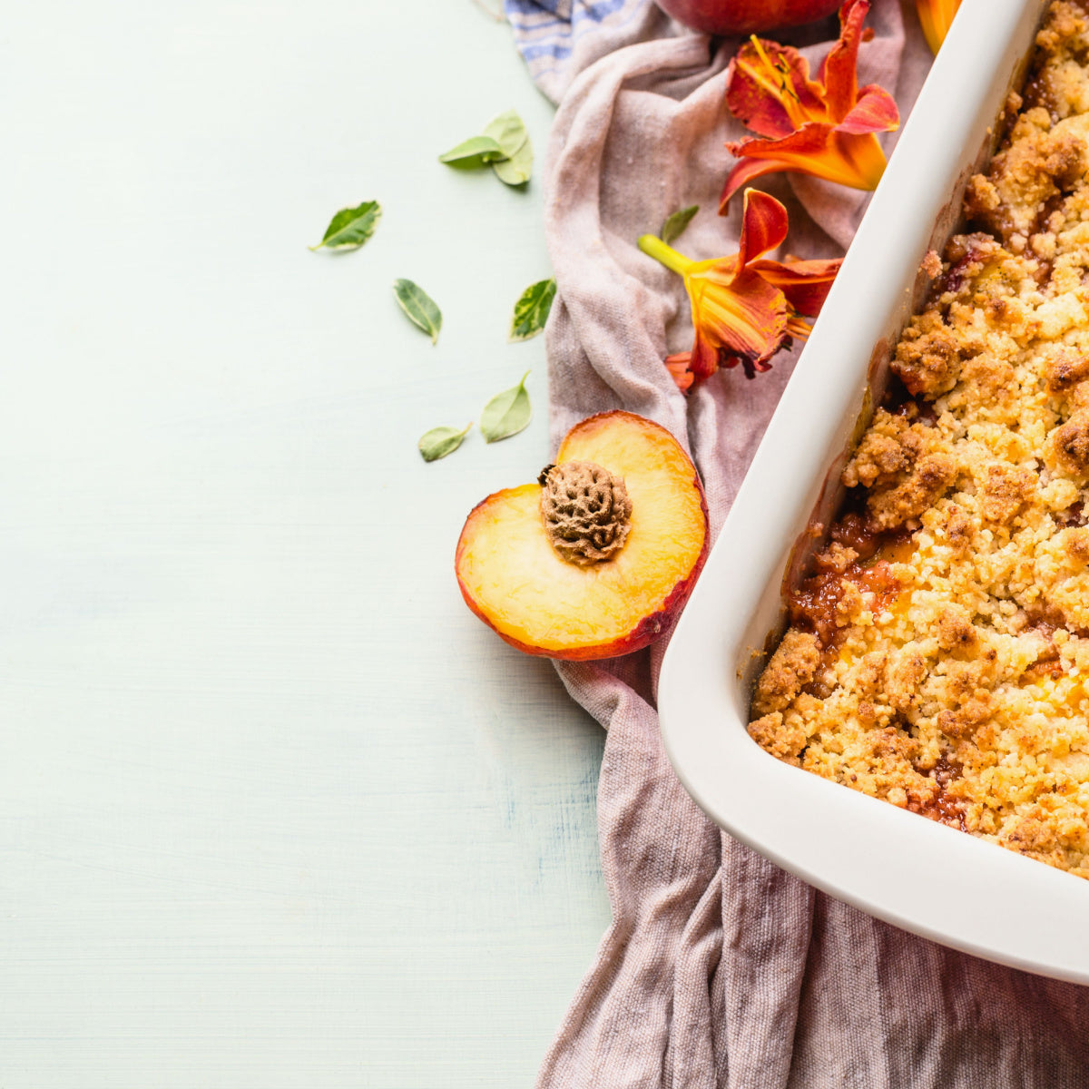 Peach Crumble