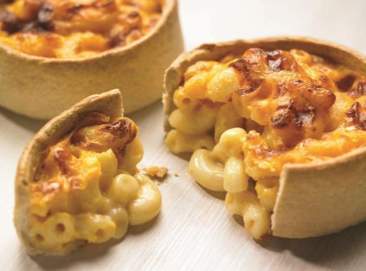 Tasty Macaroni Cheese Pie (v).